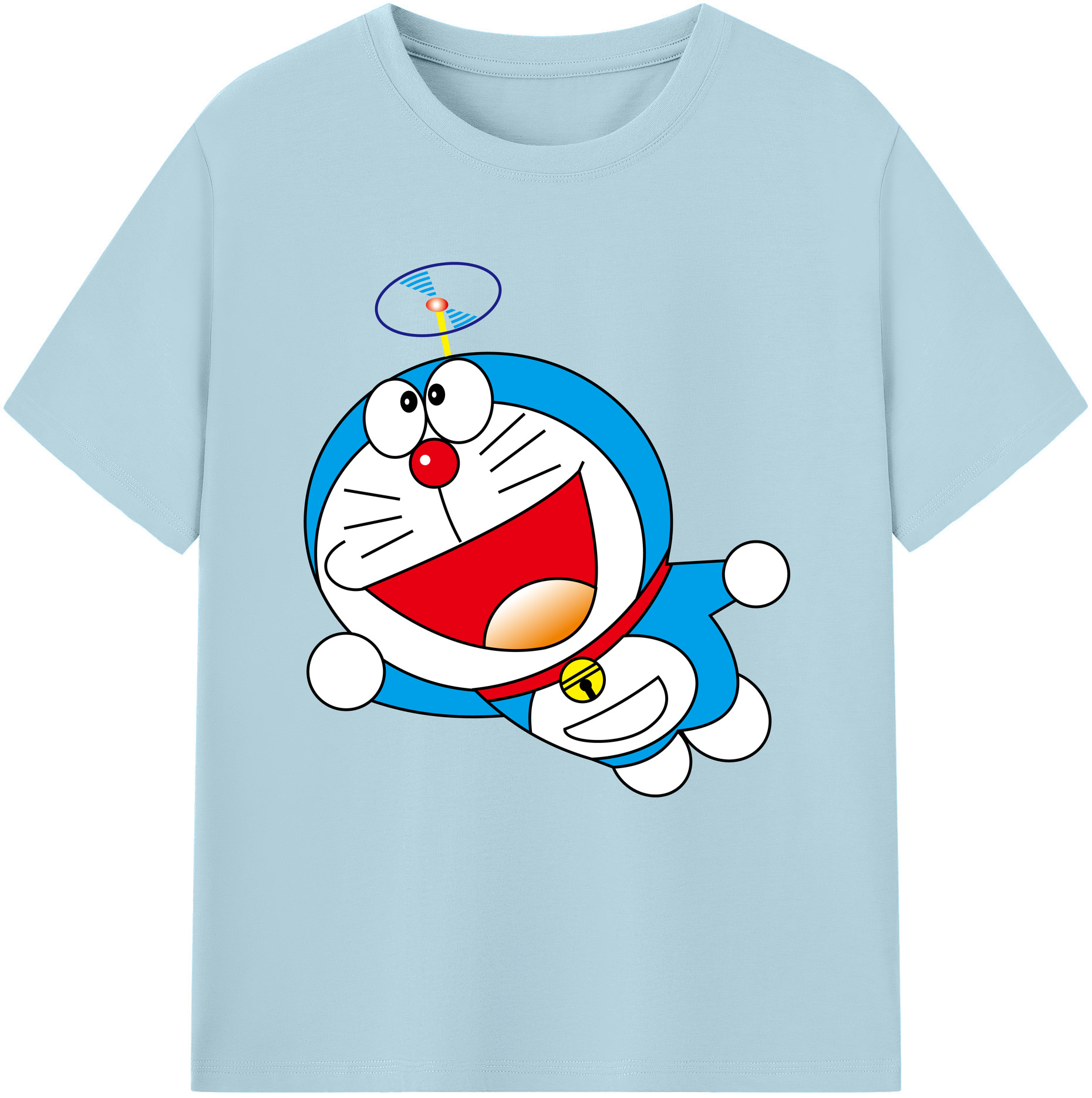 （画像用） ドラえもん Doraemon 綿100％半袖Tシャツ（フロントプリント）